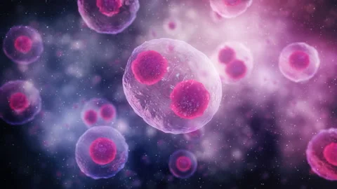 3D Animation of Cell division under a mi... | Stock Video | Pond5