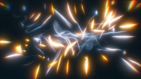 3d animation of charged particles background Stock Footage 334649127