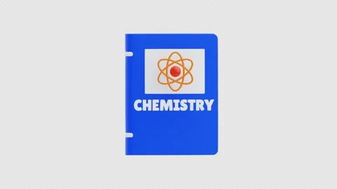 3D Animation of Chemistry Book with Flask Stock Footage 311305445