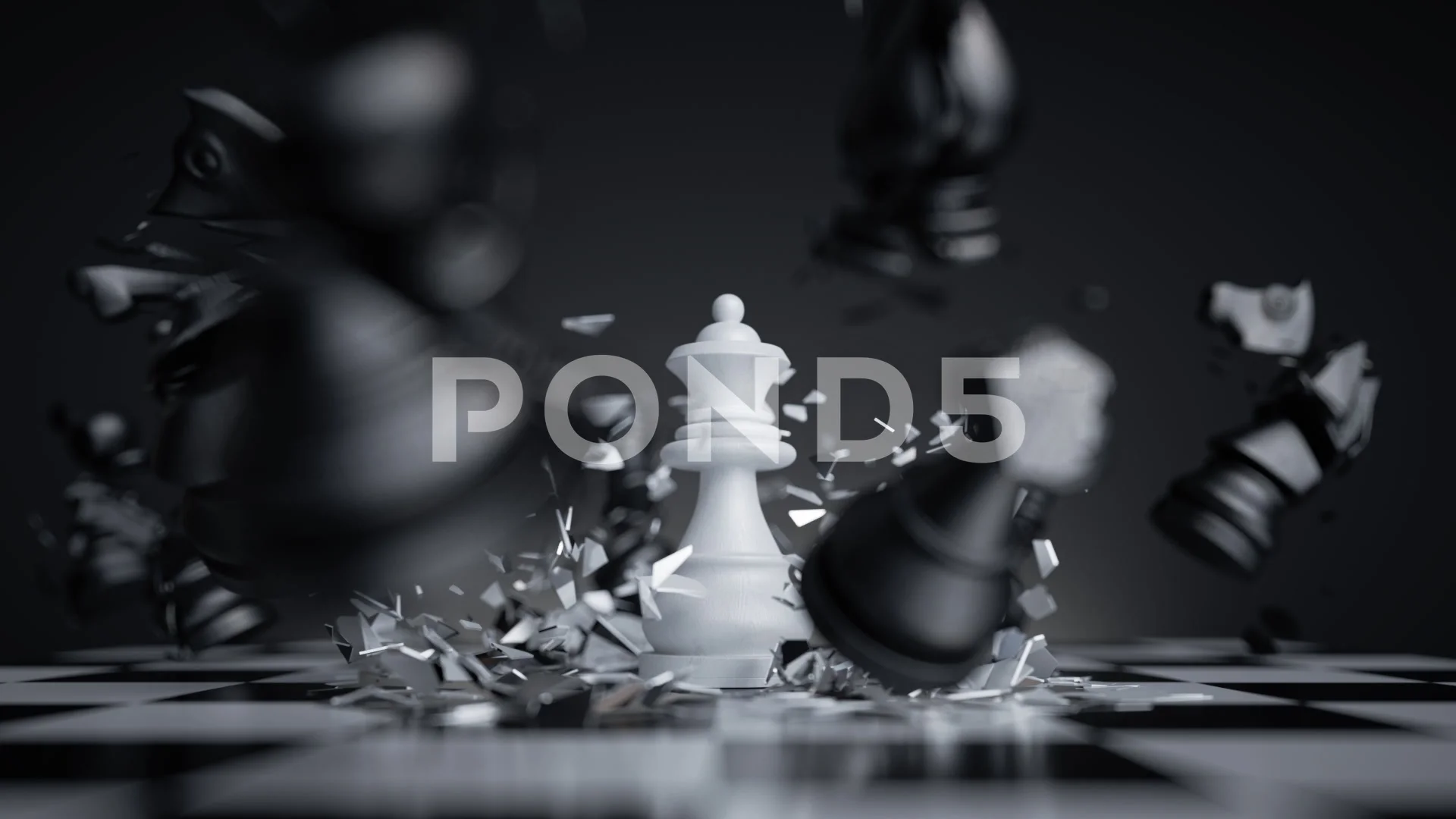 The Chess Pieces Are Laying In A Chaotic Pattern Background, 3d  Illustration Chess Piece King Winner Stands On Fallen Pieces, Hd  Photography Photo, King Background Image And Wallpaper for Free Download