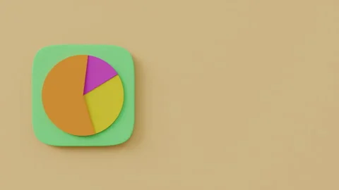 3d animation of circles for infographics Video stock 273368629