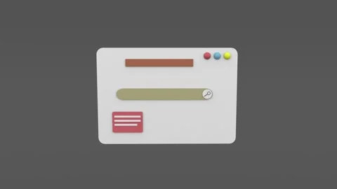 3d animation computer browser Growing bars . progress, Charts and diagrams,.. Stock Footage 297185948