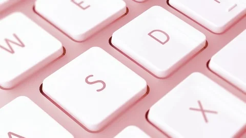 3D Animation of Computer Keyboard | Stock Video | Pond5