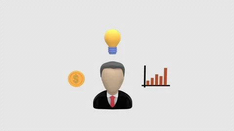 3d animation concept represents business strategy and financial growth thro.. Stock Footage 310163751