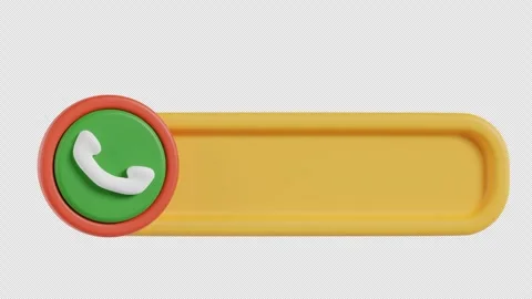 3D Animation of Contact Us Button Stock Footage 293487350