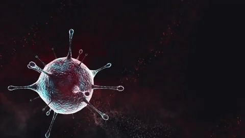 3D Animation of Corona Virus Floating in the Blood 스톡 동영상 130898318
