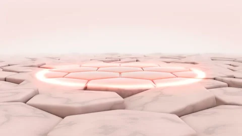 3d animation of cream and lotion drops into dry skin cells Stock Footage