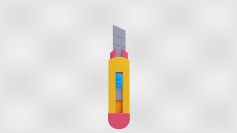 3D Animation of Cutter Stock Footage 310027829