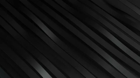 3d animation of dark black abstract stripes pattern of moving lines Stock Footage 133814916