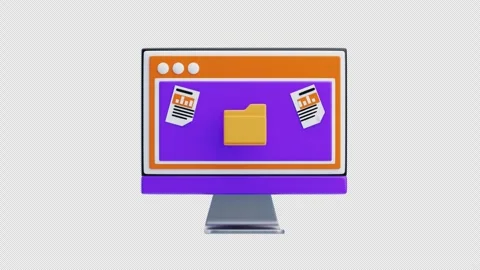 3D Animation of Data Collection Stock Footage 294843904