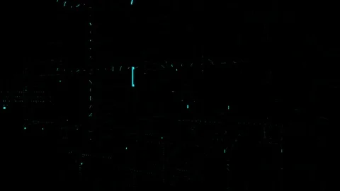 3D animation data digital code with "Hacked" text 動画素材 105980167