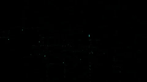 3D animation data digital code with "Protection" text Video stock 105980472