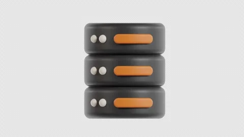 3D Animation of Data Storage Stock Footage 293814466