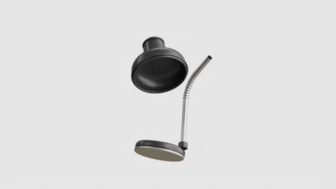 3D Animation of Desk Lamp Stock Footage 296589449