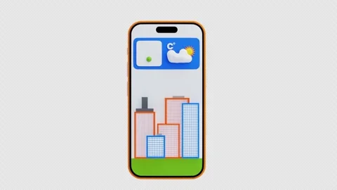 3D Animation of Digital Pulse of a Smart City Stock Footage 316505212