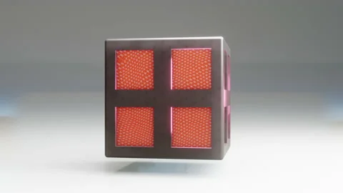 3D animation of a disconnected network node Stock Footage 158107204