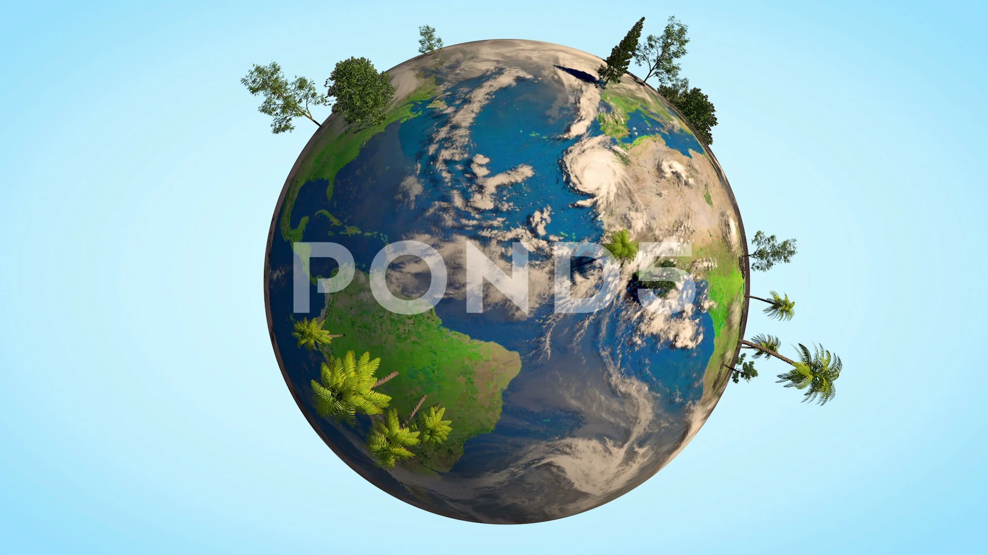 3D animation of Earth globe spinning wit... | Stock Video | Pond5