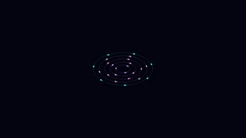3D Animation of Electron Orbiting Atomic Nucleus 스톡 동영상 340987029