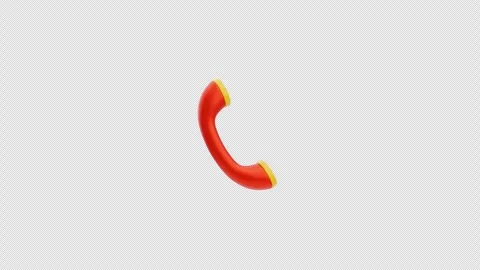 3D Animation of Emergency Call Stock Footage 309446032