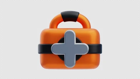 3D Animation of Emergency Kit Stock Footage 293562308