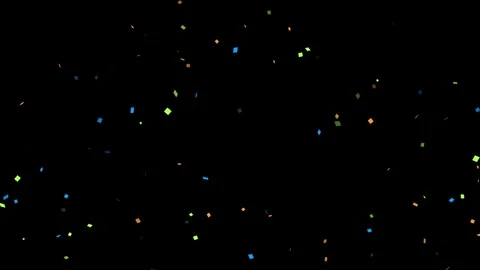 3D animation of exploding confetti Colorful Confetti party popper Explosion Video stock 292916690