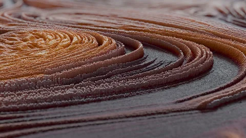 3D animation of a fantastic pattern of cubes Stock Footage 259182482