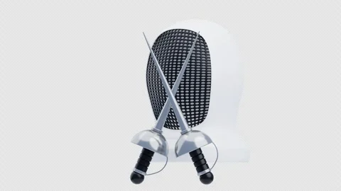 3D Animation of Fencing Stock Footage 300628770