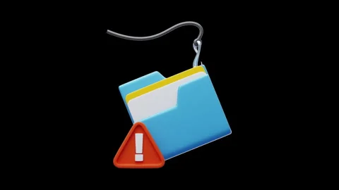 3D Animation of File phishing Stock Footage 287073044