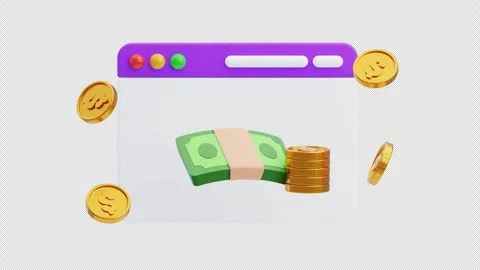 3D Animation of Financial Budget Stock Footage 300140959