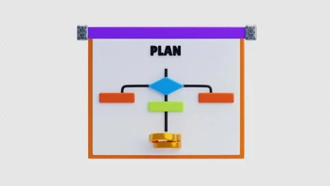 3D Animation of Financial Planning Stock Footage 295338376