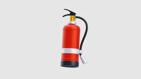 3D Animation of Fire Extinguisher Stock Footage 309447830