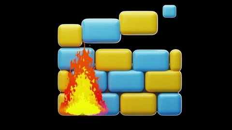 3D Animation of Firewall Stock Footage 287073999