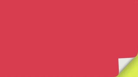 3D animation flips paper. folding paper. colorful paper. Stock Footage 123081758