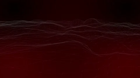 3D animation Flying over an abstract geometric structure of mountains Stock Footage 145919331