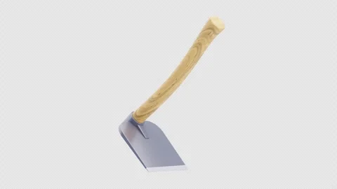 3D Animation of Garden Hoe Stock Footage 310027925