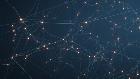 3D animation of the geometric shape of a lattice in space. Video stock 263136920