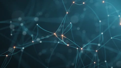 3D animation of the geometric shape of a lattice in space. Video stock 263137457