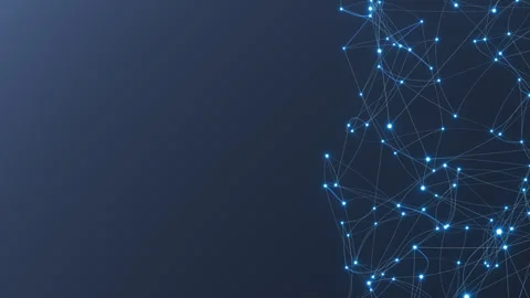 3D animation of the geometric shape of a lattice in space. Video stock 263138433