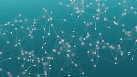 3D animation of the geometric shape of a lattice in space. Stock Footage 263140671