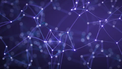 3D animation of the geometric shape of a lattice in space. Stock Footage 263141666