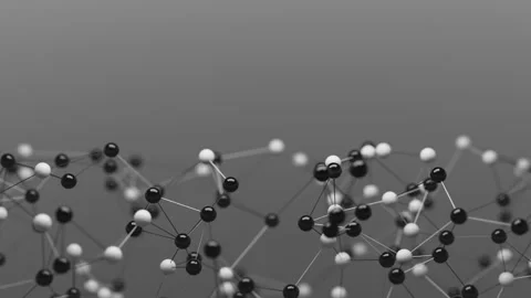 3D animation of the geometric shape of a lattice in space. Video stock 263199880