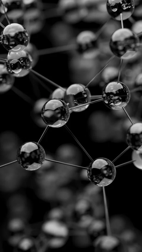 3D animation of the geometric shape of a lattice in space. Stock Footage 322018403