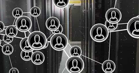 3d animation of global digital connections Stock Footage 327707910