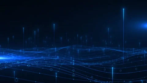 3D Animation of Global networks data processing binary coding network connection Stock-Footage 293009630