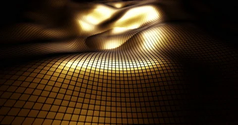 3d animation of gold abstract geometric background Vídeos de archivo 168480841