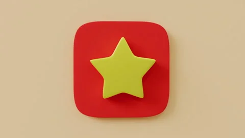 3d animation of a golden star on the background Stock Footage 271145708