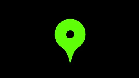 3d Animation of GPS location pointer rotation background. 動画素材 336620006