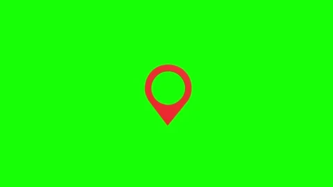3d Animation of GPS location pointer rotation background. Stock Footage 336620768