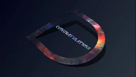 3D Animation Graphics Design, CONGRATULATIONS Text Effects. Stock Footage 269503770