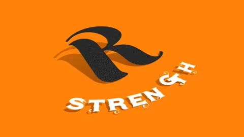 3D animation graphics design text. Stock Footage 265645777
